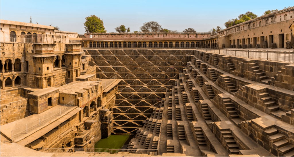 Chand Baori stepwell in Abhaneri, Rajasthan